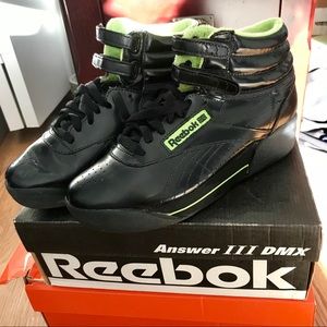 SUPER RARE Multicolored Reebok Princess Hi Wedge